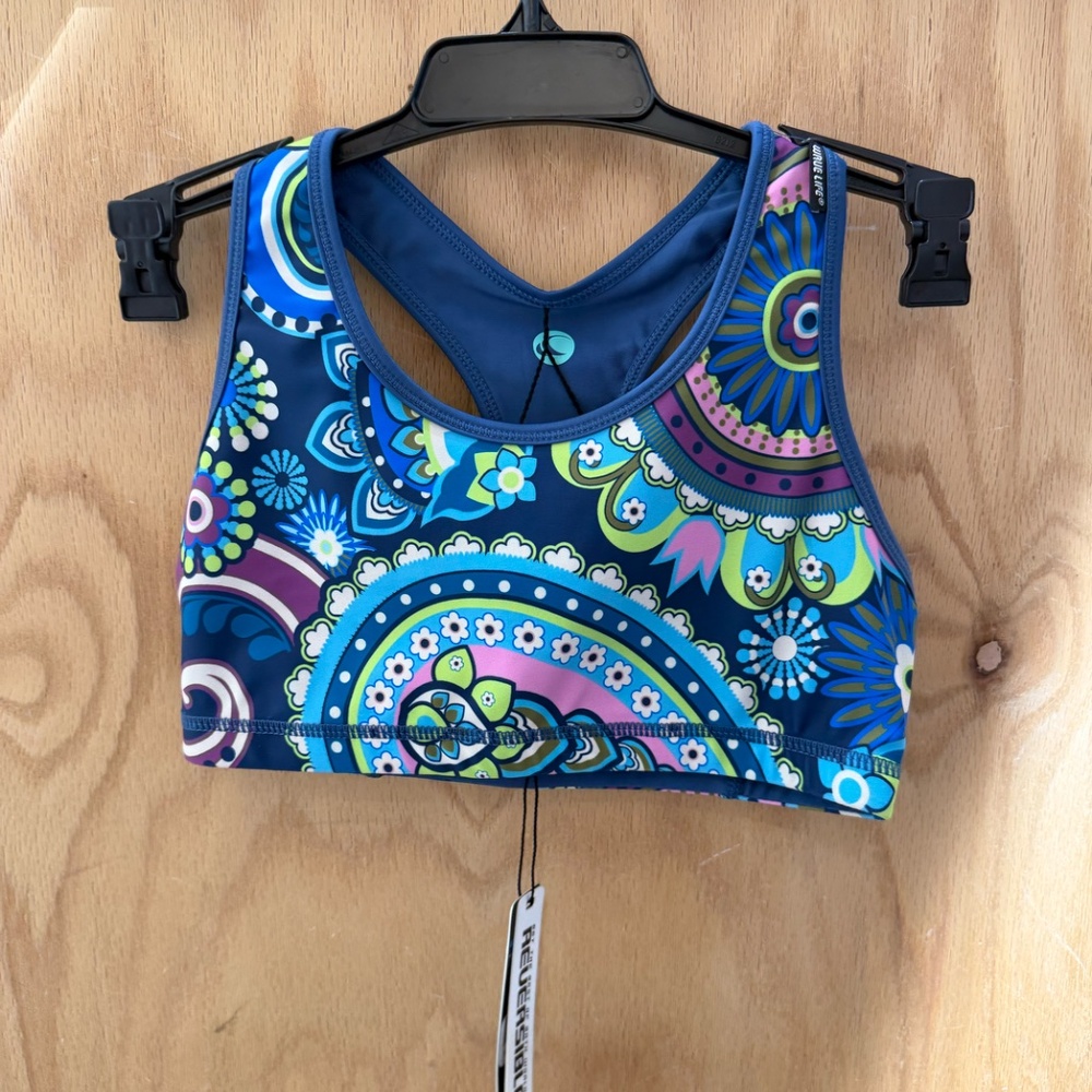 Girls Wave Life Sports Bra NWT